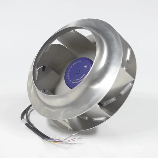 400-мм алюминиевый центробежный вентилятор с загнутыми назад лопатками